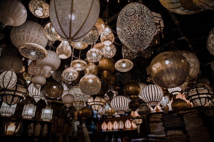 WAVE Marrakech lights